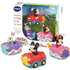 COFFRET VEHICULE TRIO MINNIE/MICKEY - CABRIO MINNIE + CABRIO DAISY + CABRIO MICKEY