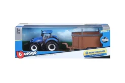 1/43 COLLECTION FERME - TRACTEUR A FRICTION AVEC REMORQUE - 4 LICENCES
