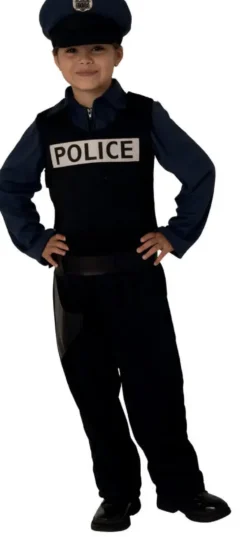 COLLECTION METIER - DEGUISEMENT POLICIER - TAILLE 8-10 ANS