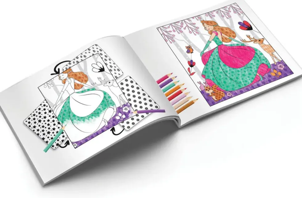 COLORIAGE PRINCESSES