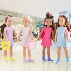 COROLLE GIRLS - POUPEE - COFFRET SHOPPING SURPRISE MELODY -28 CM