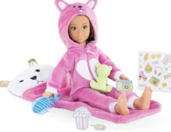 COROLLE GIRLS -POUPEE COFFRET ZOE PYJAMA PARTY 28 CM