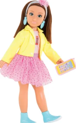 COROLLE GIRLS - POUPEE MANNEQUIN - COFFRET ZOE FASHION WEEK LONDRES- 28 CM
