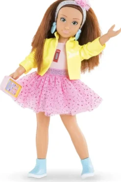 COROLLE GIRLS - POUPEE MANNEQUIN - COFFRET ZOE FASHION WEEK LONDRES- 28 CM