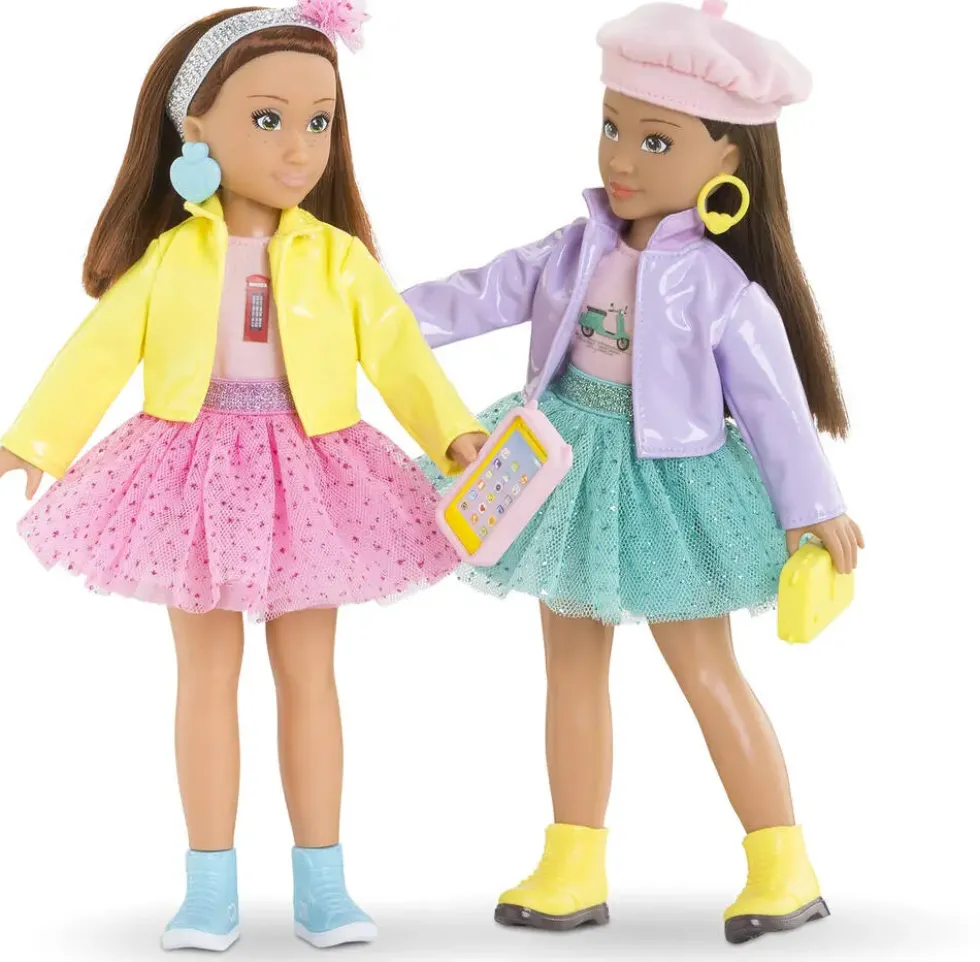 COROLLE GIRLS - POUPEE MANNEQUIN - COFFRET ZOE FASHION WEEK LONDRES- 28 CM