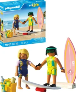 COURS DE SURF A LA PLAGE, 2 PERSONNAGES-71907