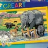 CREART KIDS31X21CMANIMAUX DE LA SAVANE