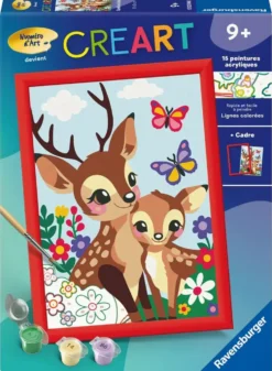 CREART KIDS - 18X24CM - BAMBI ET BEBE