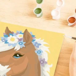 CREART KIDS18X24CMCHEVAL FLEURI
