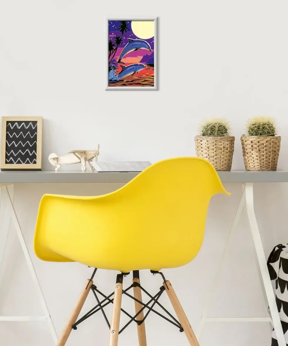 CREART KIDS13X18CMDAUPHINS JOUEURS