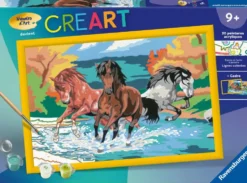 CREART KIDS31X21CMHORDE DE CHEVAUX