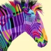 CREART PEINTURE PAR NUMERO GRAND - ZEBRE