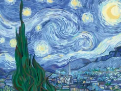 CREART - PEINTURE PAR NUMERO - 30 X 40 CM - VAN GOGH LA NUIT ETOILEE