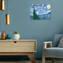CREART - PEINTURE PAR NUMERO - 30 X 40 CM - VAN GOGH LA NUIT ETOILEE