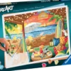 CREART - PEINTURE PAR NUMERO - 30 X 40 CM - COZY CABANA