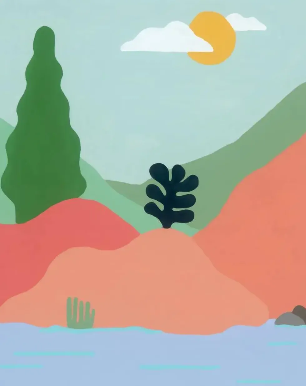 CREART - 24X30 CM - AT THE LAKE