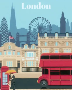 CREART - 24X30 CM - LONDON