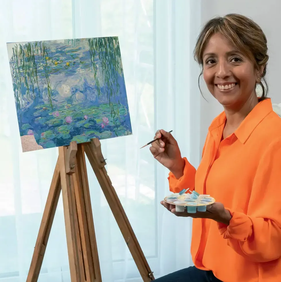 CREART - 30X40 CM - MONET - WATERLILIES