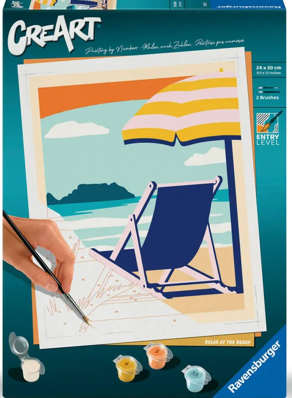 CREART - 24X30CM - RELAX AT THE BEACH