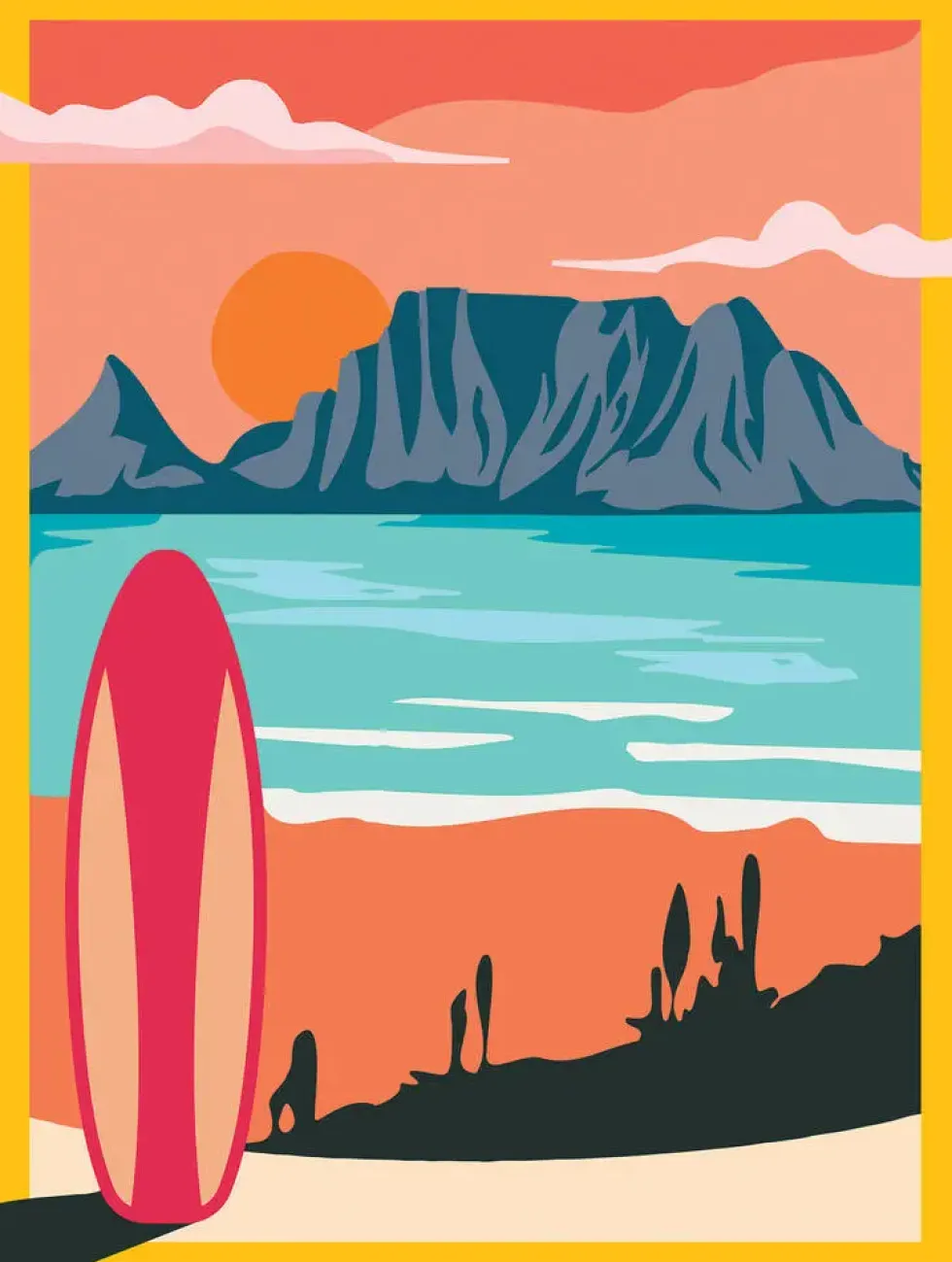 CREART - 30X40CM - SUNSET