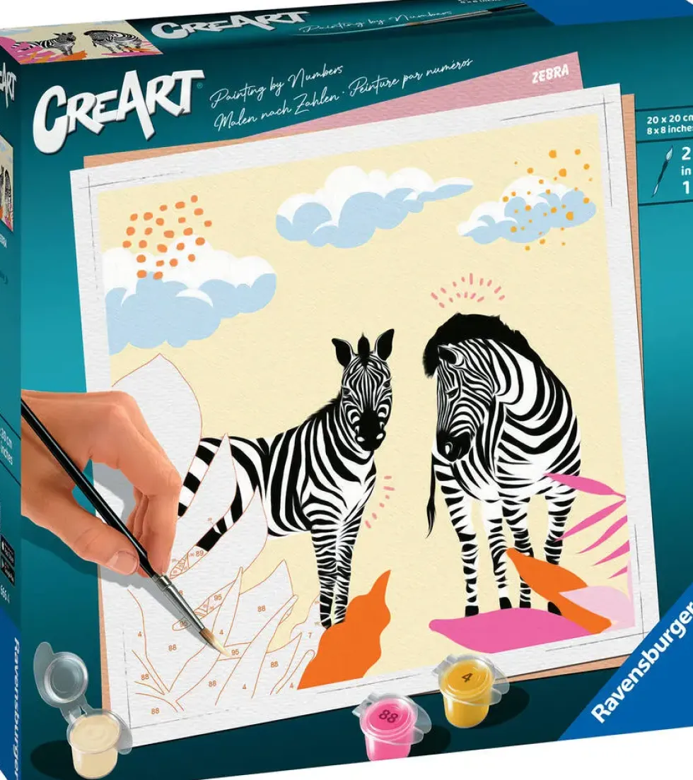 CREART - 20X20 CM - ZEBRE