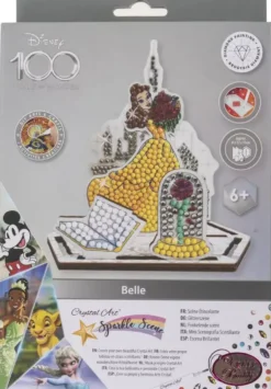 CRYSTAL ART- DISNEY - BELLE - SCENE 3D