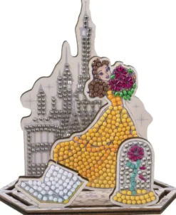CRYSTAL ART- DISNEY - BELLE - SCENE 3D