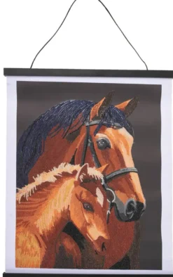 CRYSTAL ART - KIT POSTER A DIAMANTER 35 X 45 CM - CHEVAUX