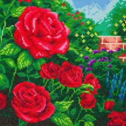 CRYSTAL ART KIT TABLEAU BRODERIE DIAMANT 30X30CM T. KINKADE