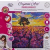 CRYSTAL ART -LAVANDE -KIT TABLEAU BRODERIE DIAMANT 30X30CM