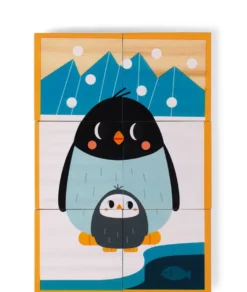 CUBES EN BOIS ANIMAUX
