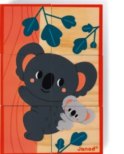 CUBES EN BOIS ANIMAUX