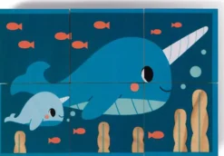 CUBES EN BOIS ANIMAUX