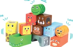 CUBES SONORES DE LA SAVANE EN BOIS