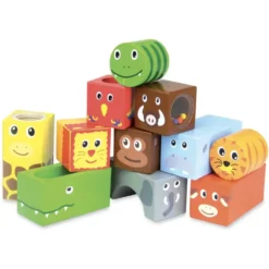 CUBES SONORES DE LA SAVANE EN BOIS
