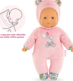 CŒUR OURS ROSE - COROLLE MON DOUDOU