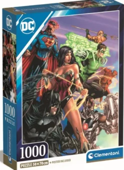 DC COMICS - JUSTICE LEAGUE - PUZZLE COMPACT 1000 PIECES