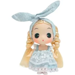 DDUNG - POUPEE ROBE BLEUE 18 CM