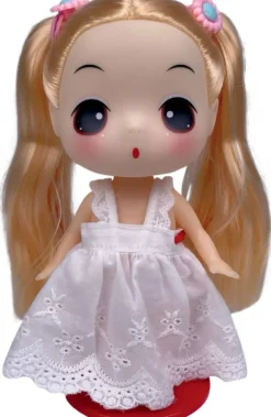 DDUNG - POUPEE ROBE CHAMPETRE 18 CM