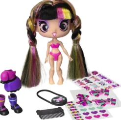 DECORA GIRLZ - MINI POUPEEFASHION A PERSONNALISER - LUNA