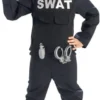 DEGUISEMENT AGENT DU SWAT TAILLE 8-10 ANS