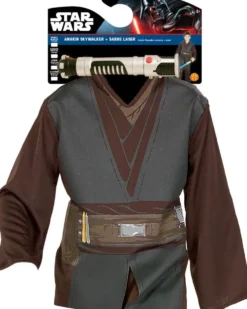 DEGUISEMENT ANNAKIN SKYWALKER AVEC SABRE LASER TAILLE L 7-8 ANS