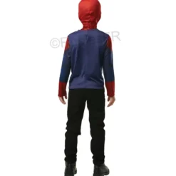 DEGUISEMENT CLASSIQUE SPIDERMAN TOP ET CAGOULE TAILLE 4-6 ANS
