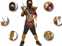 DEGUISEMENT COMPLET NINJA TAILLE 5-7 ANS