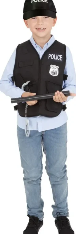DEGUISEMENT ET ACCESSOIRES POLICIER TAILLE 5-8 ANS