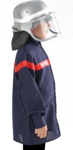 DEGUISEMENT ET ACCESSOIRES POMPIER FRANCAIS - TAILLE 5-8 ANS