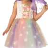 DEGUISEMENT LICORNE LUMINEUSE - S 3-4 ANS