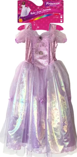 DEGUISEMENT LUXE PRINCESSE LAVANDE TAILLE 5-6 ANS