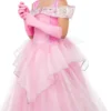 DEGUISEMENT LUXE PRINCESSE ROSE TAILLE 7-8 ANS