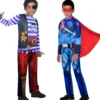 DEGUISEMENT REVERSIBLE SUPER-HEROS - PIRATE TAILLE 5-7 ANS
